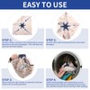 QOPAHI Bed Sheet Detangler with 6-Clip, WAD Preventer Stop Bed