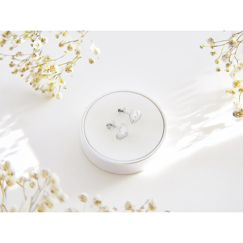 SOFIA MILANI - Women's Earrings 925 Silver - Heartbeat Stud