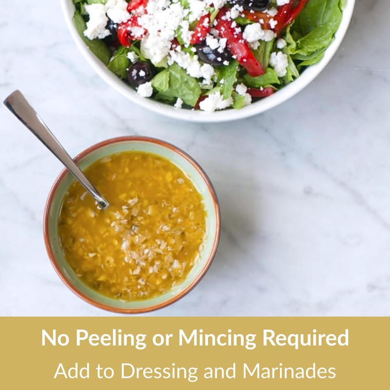 DeLallo Minced Roasted Garlic, Packed in Olive Oil to Preserve