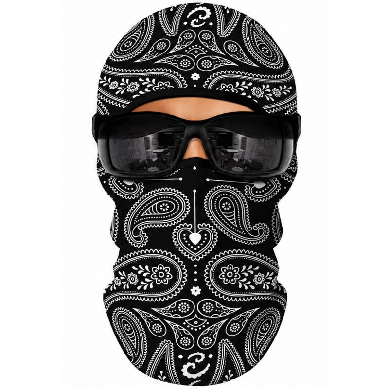 Breathable Full Face Balaclava Mask for Motorcycle Riding – Lightweight