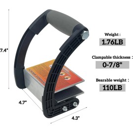 Heavy Duty Drywall Carrying Tool Metal Gripper/Clamps For Moving Panels