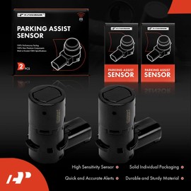 A-Premium 2-PC Rear Reverse Backup Parking Assist Sensor Compatible with Select Dodge & Chrysler Models - Grand Caravan 2005-2007, Caravan 2005-2007, Town & Country 2005-2007, Replace# YK91EBLAA