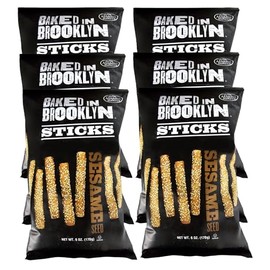 Baked in Brooklyn Breadsticks Certified Kosher - Sesame 6 oz - 6 pack