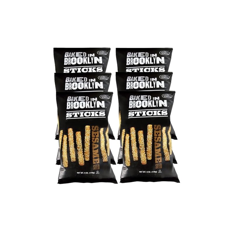 Baked in Brooklyn Breadsticks Certified Kosher - Sesame 6 oz