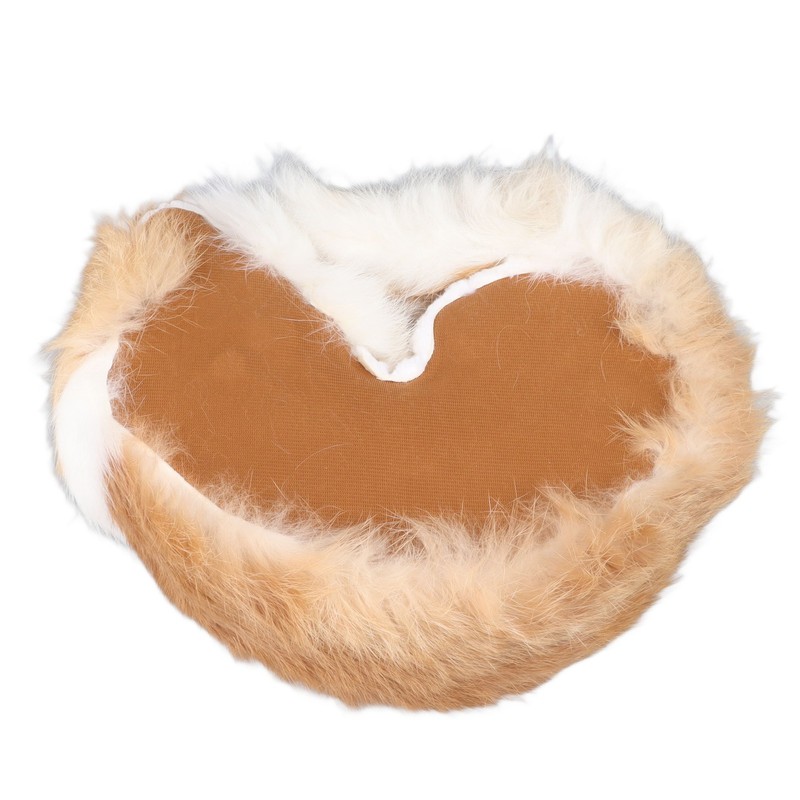 Fur Cat Figurine Simulation Cute Decorative Plush Cat Statue Toy