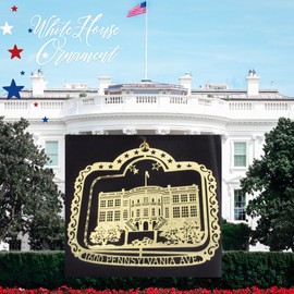The White House Brass Christmas ORNAMENT Souvenir Gift