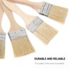 NUOLUX Paint Brushes Paint Brushes 10pcs Wooden Handle Paint Brush