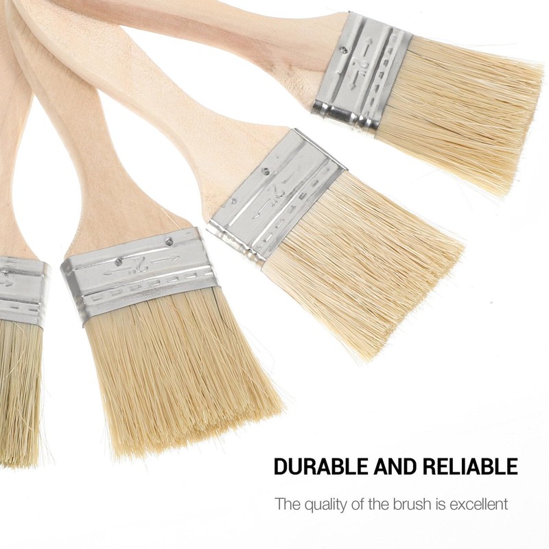NUOLUX Paint Brushes Paint Brushes 10pcs Wooden Handle Paint Brush