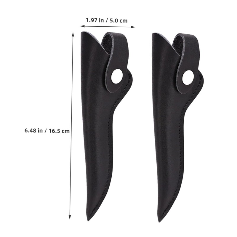 WOONEKY 2pcs Hair Cutting Shear Razor Cases Barber Shears Cover
