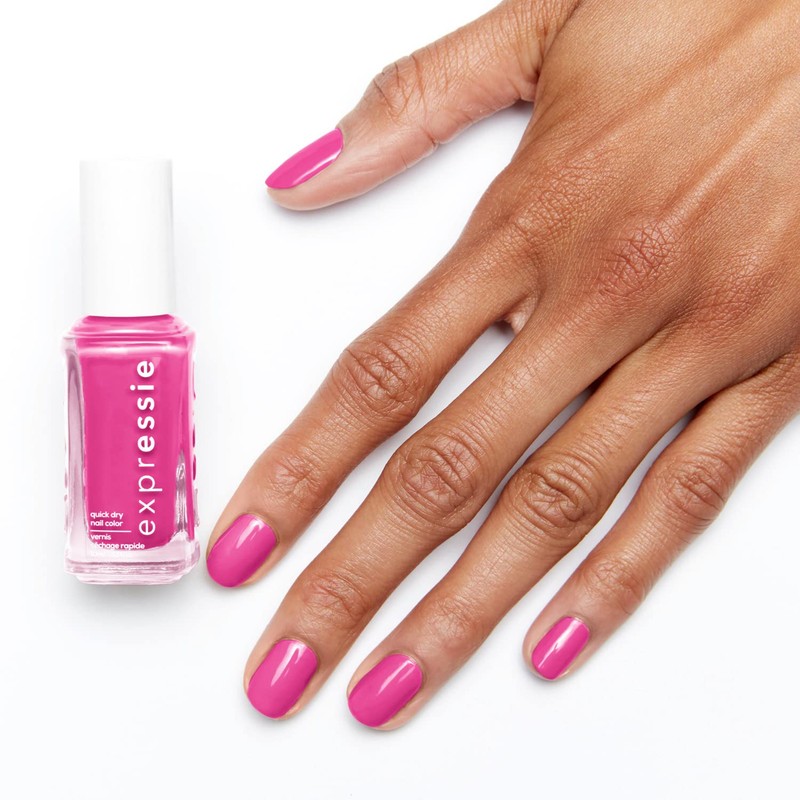 essie Schnelltrocknender Nagellack „expressie“, Vegane Formel ohne Inhaltsstoffe tierischen Ursprungs,