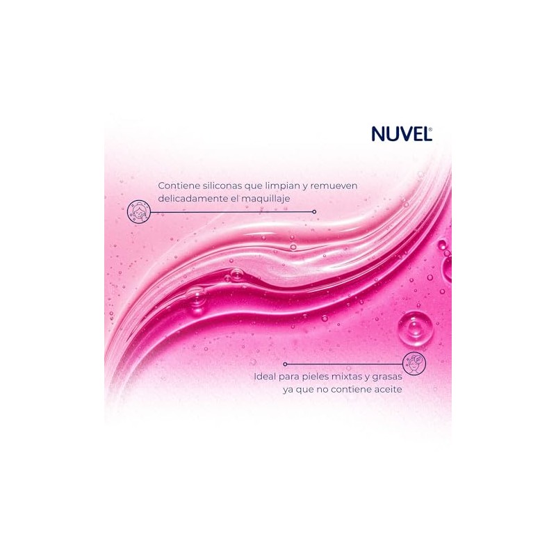 Nuvel Desmaquillante Bifásico Facial Oil Free, 235 ml