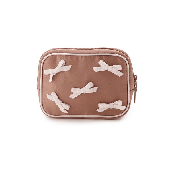 Gelato Pique PWGB235621 Ribbon Square Pouch, Braun