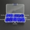 Chengmu Sapphire Blue Rondelle Glass Beads for Jewelry Making, Faceted
