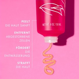 Melvita, Rose Gold Toning Expert Scrub, Straffendes, schlankmachendes Körperpeeling, 99 % natürlich, aus kontrolliert biologischem Anbau, peelt sanft, festigt und glättet die Haut, Tube 150 ml
