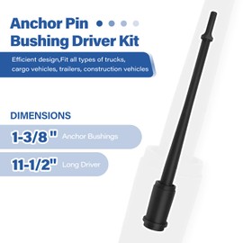 GZZTORES 29090 Anchor Pin Bushing Kit for Remove and Install, Truck & Trailer Brakes Anchor Pin Bushing Driver Tool Set, Compatible with 1-3/8 Anchor Bushings Repair Tools (29090)