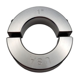 Coastal Shaft Collars - 1.00" Bore Diameter - Clamping Two Piece Shaft Collar - 2024 Aluminum (4 Pack)