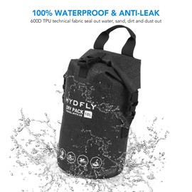 Outdoor Waterproof Dry Bag River Trekking Floating Roll-top Backpack Drifting Swimming Water Sports Dry Bag 10L / 15L / 20L