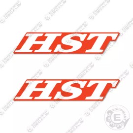 Aftermarket Fits Kubota HST Logo Decal Kit Tractor Equipment Decals - 7 YEAR VINYL