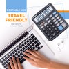 Premium Commercial 12-Digit Large Desktop Calculator with Huge 5-Inch LCD