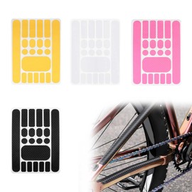 AMONENZ Pack of 4 Bicycle Sticker Frame, Sticker Bicycle Frame, Protective Film Bicycle Frame, Available in 4 Colours, Can Be Used for Protection Bicycle Frame