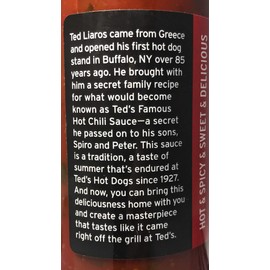 Ted's Hot Dogs Hot Sauce 2 pack, 12 oz each