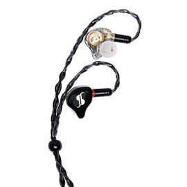 Stagg Professional Quad Driver In Ear Monitors, High Resolution, Sound Isolating, Black