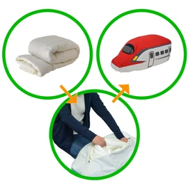 Shinkansen Futon de Cushion (Futon Storage Cover) (E6 Series Komachi (Akita Shinkansen))