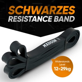 Martial resistance bands for optimal training. Tear-resistant and durable training bands in 5 strengths with pouch. Resistance bands for all muscle groups + training guide (English language not guaranteed). Fitness band loop., 208 cm