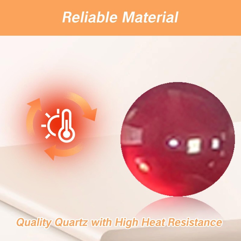 Aoheuo 6mm Color Mixing Quartz Balls UV Reactive Pearls American