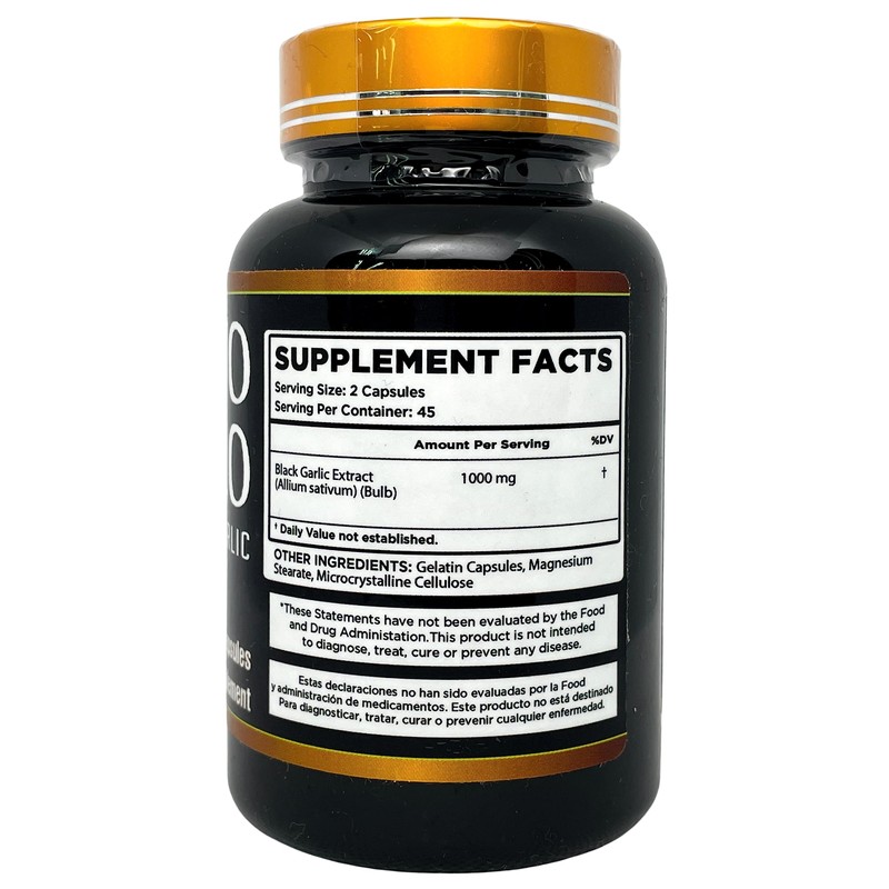 Productos El Colibri AJO Black Garlic Extract 1000mg