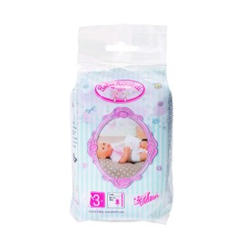 Baby Annabell, BAY03 Pack of 5 Nappies for 43 cm Dolls to Change Baby, Toy for Children from 3 Years