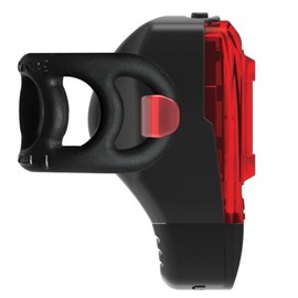 LEZYNE KTV Drive+ Bicycle USB Stick Rechargeable IPX7 Waterproof 270-Degree Visibility LED Rear Light w/Multiple Modes | Mounting Strap Included, Black, 40 Lumens