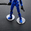 WinnerWhy 100 Pcs Action Figure Stand Clear Display Feet Stands