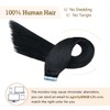 AGMITY Tape-In Real Hair Extensions, Remy Tape Hair Extensions, Deep