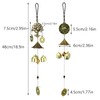 Fayemint 2 Pieces Wind Chime Bells Copper Fengshui Bell Wind