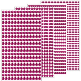 1792 PCS Self-Adhesive Rhinestone Stickers Rose face gems Hair Jewels Eye gems face Rhinestones Body Glitter Festival Accessories for Crafts Decoration DIY Scrapbook Embellishments 4 Size 3/4/5/6 mm