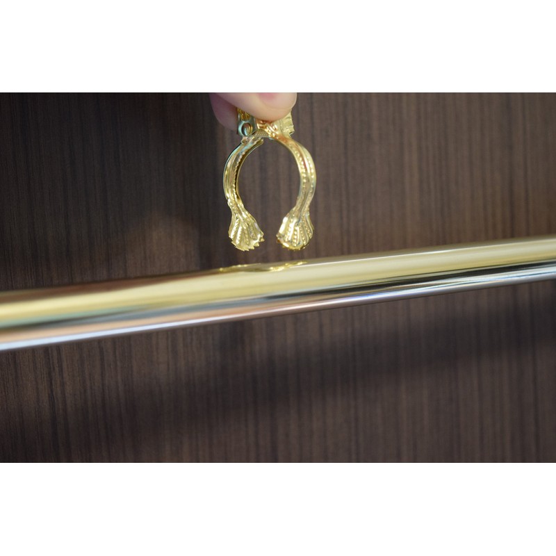 Japan Commerce Shell Curtain Clip, Gold, 1.0 inches (25 mm),