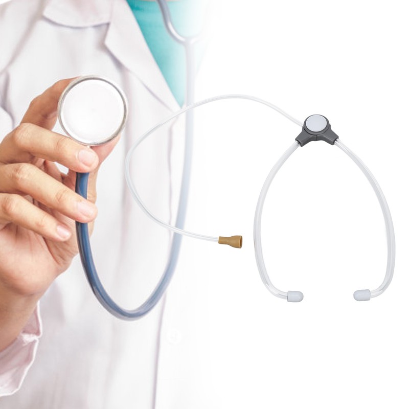Stethoscope Transparent PP Dual Head Diagnostic Tool Accessory for Monitoring