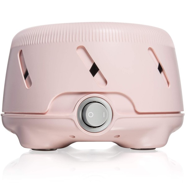 Yogasleep Dohm Uno White Noise Sound Machine, Natural Pink Noise from a Real Fan, Adjustable Tone & Noise Canceling for Office Privacy & Meditation, Sleep Aid for Travel, Baby & Adults (Pink)