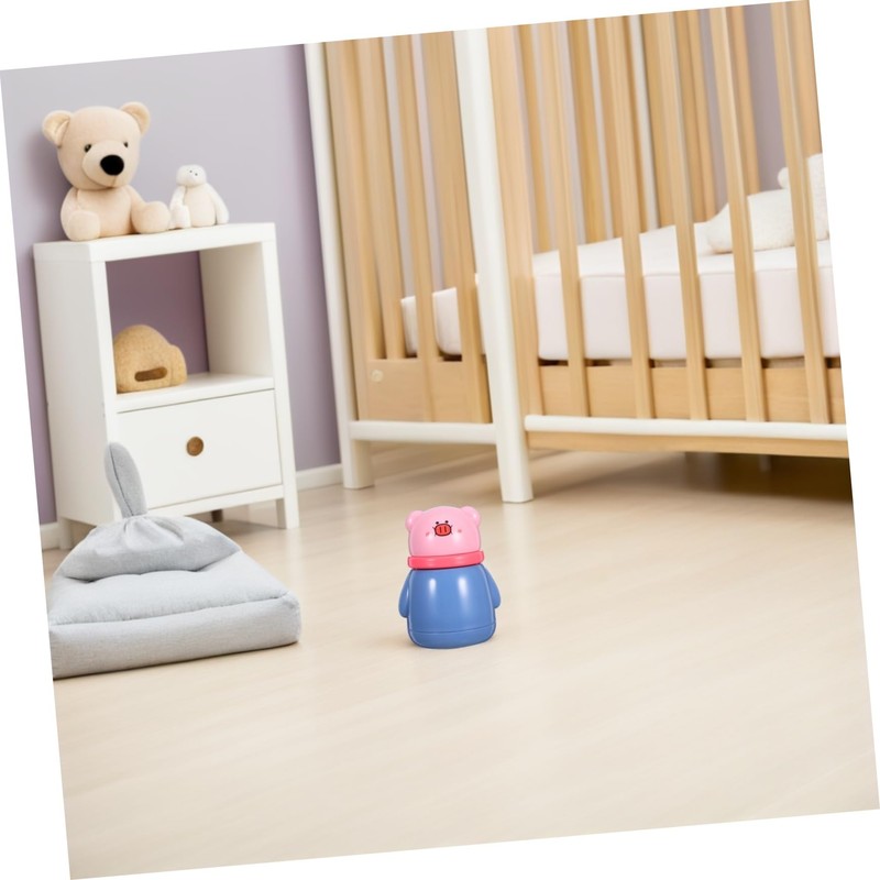 Baluue 2pcs Body Powder Container with Puff Portable Talcum Powder