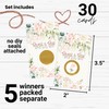 Paper Clever Party Blush Blooms Scratch Off Game Cards All
