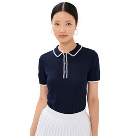 Greyson Women's Short Sleeve Bardot Sweater, Maltese Blue, XL