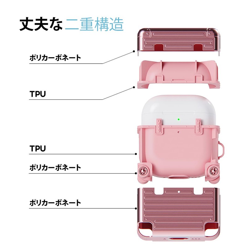 miak AirPods 4 Case, AirPods 4th Generation Case, Carrying Case,