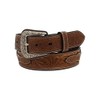 ARIAT Men's Tooled Cross Western Belt Brown 42