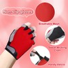CubePlug Kids Boy Girl Cycling Climing Half Finger Gloves GEL