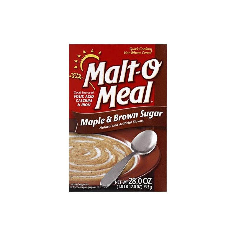 Malt-O-Meal Maple And Brown Sugar - Hot Cereals 28 Ounce