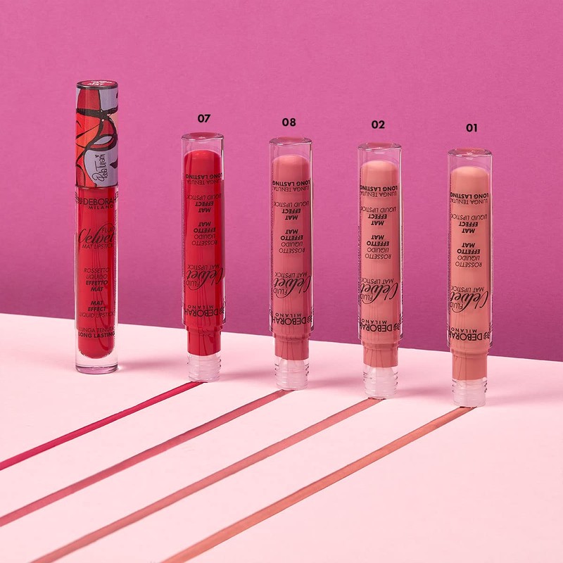 Deborah Milano Fluid Velvet Mat Lipstick, No. 8 Classy Mauve