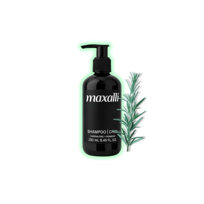 Shampoo Anticaída Romero y Sandalore | Fórmula Concentrada para Cabello