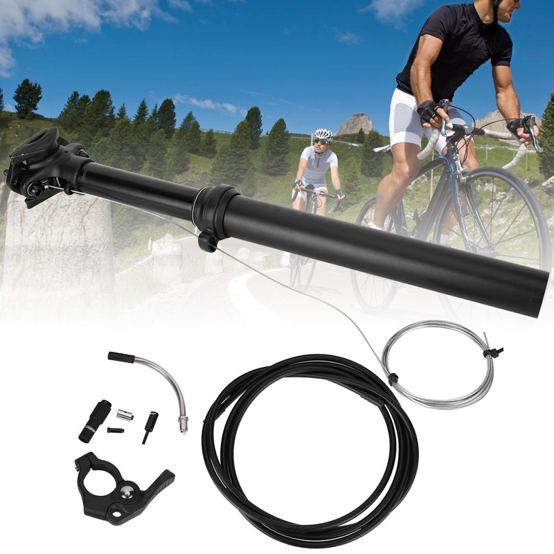 7075 Aluminium Alloy Black Road Bicycle Wire Control Oil Pressure