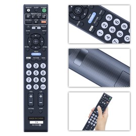 RM-YD023 RMYD023 Remote Control Replaced fit for Sony LCD LED Bravia TV HDTV KDL-32VL140 KDL-32XBR6 KDL-37XBR6 KDL-40V4100 KDL-40V4150 KDL-40WL140 KDL-46WL140 KDL-52WL140 KDL-52XBR6 KDL-40XBR6